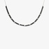 White Gold Riviera Necklace with Black & White Diamonds