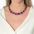 Amethyst single line necklace