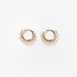 Fine gold hoops with briolette diamonds