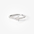 Diamond heart ring