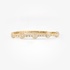 Gold bangle bracelet with diamonds