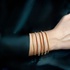 Wide bangle bracelet