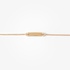 Gold tag bracelet
