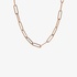 pink gold chain necklace