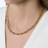 Thick gold and diamond chain