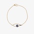 gold evil eye bracelet with diamonds and blue sapphires