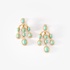 Chiara Ferragni turquoise long earrings