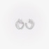 Small white gold studs with diamonds