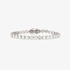 White Gold Tennis Bracelet with Brilliant-Cut Diamonds