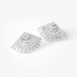 Ventagia earrings with baguette diamonds