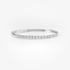 White gold bangle bracelet with diamonds