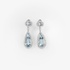 Impressive aquamarine earrings