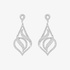 Geometric diamond earrings