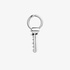 Silver key keychain