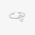 Λευκόχρυσο δαχτυλίδι με σύνθεση διαμαντιών σε σχήμα Marquise