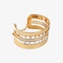 Pink gold bangle bracelet