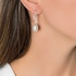 Διαμαντένια σκουλαρίκια με μαργαριτάρι