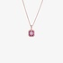square ruby pendant with diamonds