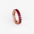 Full eternity ring with rubies