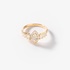 Χρυσό δαχτυλίδι με κίτρινο διαμάντι Marquise
