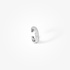 18K White Gold Thin Pavé Diamond Ear Cuff