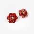 Fashionable bold flower earrings