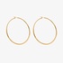Big gold round hoops