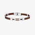 Men's steel brown bracelet