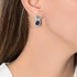 Whie gold earrings with tanzanite and diamonds