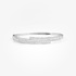 White gold bangle bracelet with two rows of diamonds