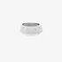 BOLD WHITE GOLD RING WITH DIAMONDS