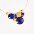 Fashionable lapis stone chocker