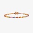 Rainbow tennis sapphire bracelet
