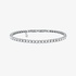 Chiara Ferragni steel tennis bracelet with white crystals