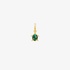 Eshvi single malachite turtle earring