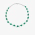 Stunning emerald necklace with  diamonds