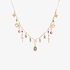 Multi charm necklace in yellow gold