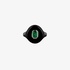 Χρωματιστό δαχτυλίδι με μαύρο σμάλτο