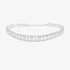 White gold diamond choker necklace with hearts