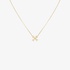 Gold flower pendant with yellow diamonds