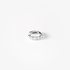 White gold ear cuff with diamonds