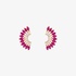 Ruby ventaglia earrings