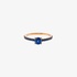Sapphire solitaire ring