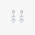 Chiara Ferragni diamond heart earrings