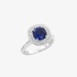 Rosette sapphire ring