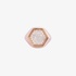 Chevallier pink gold ring with diamonds