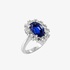 Sapphire rosette ring