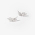 Crawler earrings with marquise cut diamonds