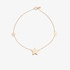 Three stars gold bracelet