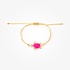 Fuchsia turtle bracelet